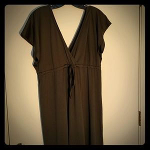 V neck baby doll dress